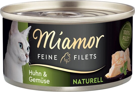Miamor Våtfôr Fine Filéter Naturelle Og Grønnsaker Kylling 24 X 80 G Miamor Våtfôr Fine Filéter Naturelle Og Grønnsaker Kylling 24 X 80 G