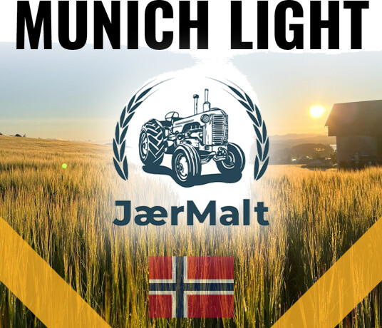Jærmalt Munich Light Malt 1 kg Hel 12-15 EBC Jærmalt Jærmalt Munich Light Malt 1 kg Hel 12-15 EBC Jærmalt