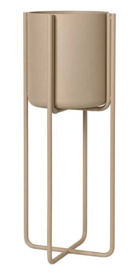 blomus Kena krukke på bein S h55 cm Ø22 cm Nomad (beige)
