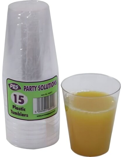 Crosswear 8 stk 220 ml Gjenbrukbare Solide Kopper i Hardplast 035077