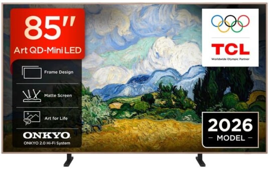TCL 85" A400 Pro 4K QLED TV 2026 TCL 85" A400 Pro 4K QLED TV 2026