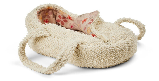 Smallstuff Doll carrier, Off. White Bouclé