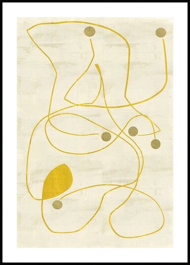 Neutral Lines and Dots 2 Plakat Plakat / 100x150cm