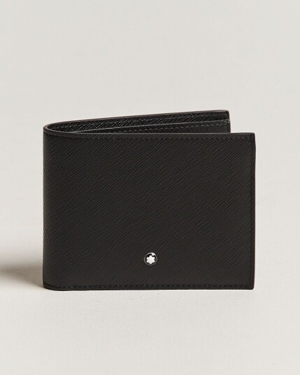 Montblanc Sartorial Wallet 6cc with 2 View Pockets Black