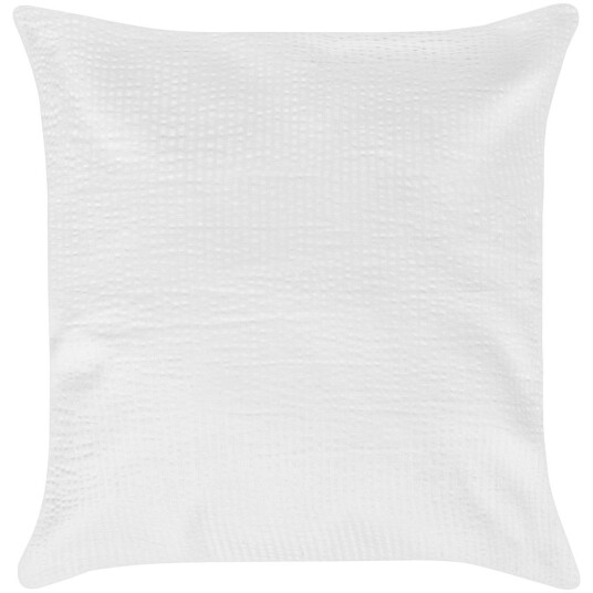ERWIN M. Putetrekk Antila konvoluttåpning; 80x80 cm (LxB); Hvit
