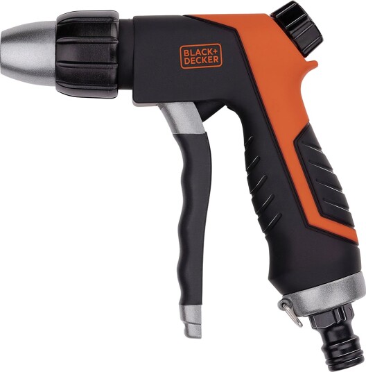 BLACK+DECKER Deluxe spr??ytepistol for hageslange