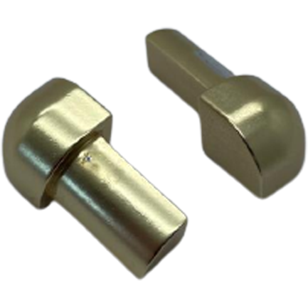 GENESIS HJØRNESTYKKE UTV. 10MM BLANK MESSING EAC 2-PK