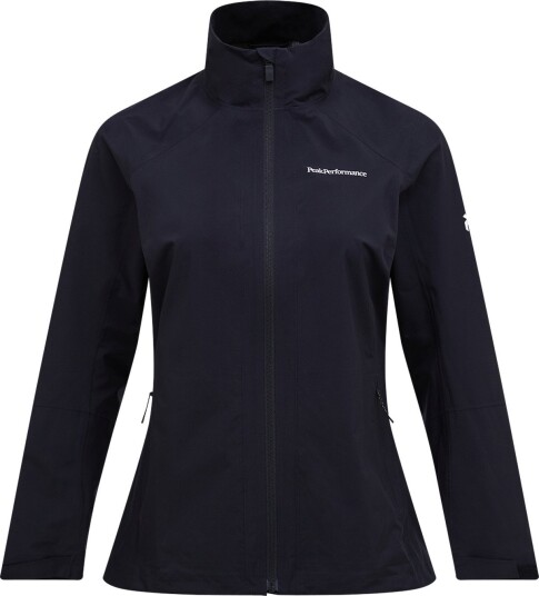 Peak Performance W 2.5 Layer Jacket Svart Golf regnjakke dame Black Large
