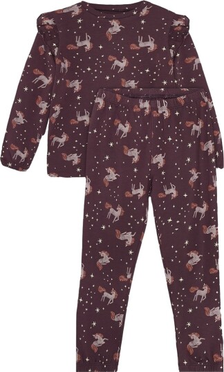 Minymo Pyjamas Ls Set Aop Purple 104 Minymo Pyjamas Ls Set Aop Purple 104