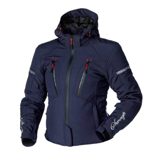 Sweep Flawless Softshell Mc-Jakke Navy Blå Sweep Flawless Softshell Mc-Jakke Navy Blå