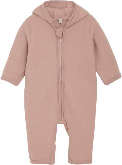 Huttelihut Ulldress med Ører Mahogany Rose 62 Huttelihut Ulldress med Ører Mahogany Rose 62