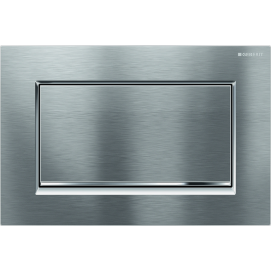 Geberit Sigma30 Betjeningsplate Mattkrom/Krom/Mattkrom, Easy-Clean Geberit Sigma30 Betjeningsplate Mattkrom/Krom/Mattkrom, Easy-Clean