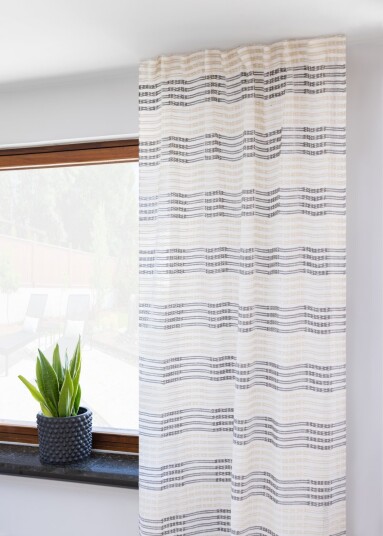 Gardiner Lingardin Julie hvit/beige Størrelse: 145 x 300 cm