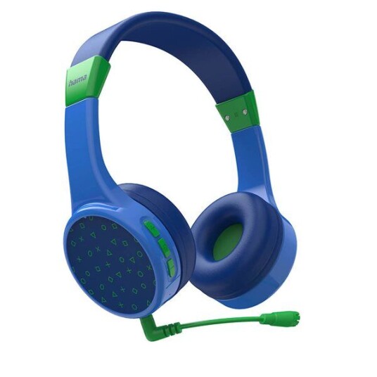Hama Hodetelefoner Teens Guard On-Ear Trådløs 85dB Blå Hama Hodetelefoner Teens Guard On-Ear Trådløs 85dB Blå