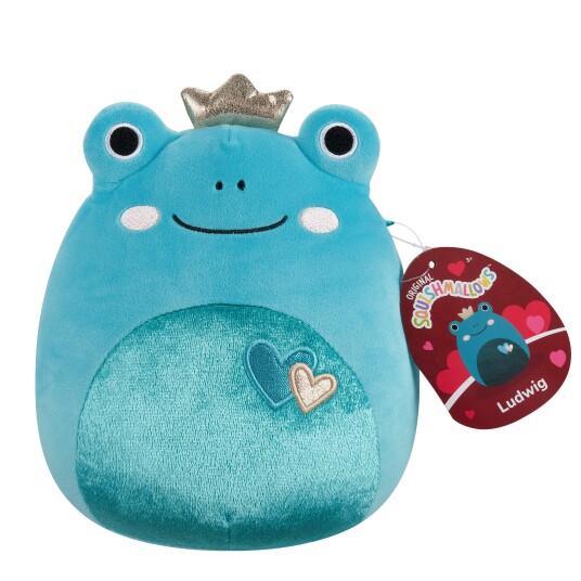 Squishmallows 19 cm Heart Plush Ludwig Frog Squishmallows 19 cm Heart Plush Ludwig Frog