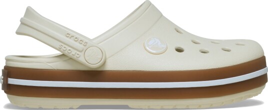 Crocs Toddler Crocband Gum Clog Summit White 27 28