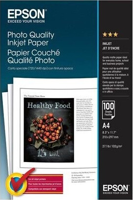 Epson PAPIR A4 Photo Quality inkJet. Epson PAPIR A4 Photo Quality inkJet.