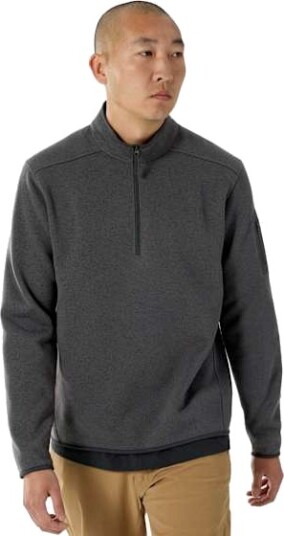 Arc"teryx Covert 1/2 Zip Neck Herre Black Heather Ii M