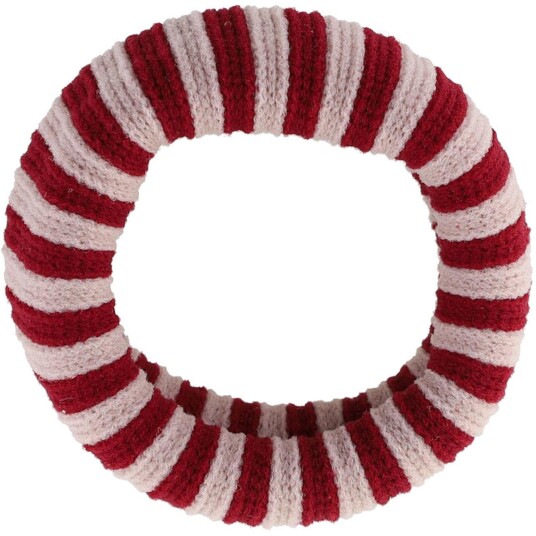 Bow"s by Stær Ea Hårstrikk Bordeaux/Rosa Stripet 6 pakning