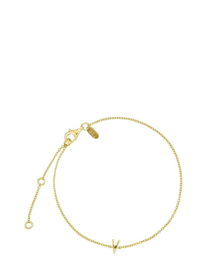 DESIGN LETTERS Archetype Bracelet   A Z Gold Plated |Guld |L:21 cm