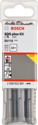 Bosch Hammerbor Plus-5X 6X50x110mm 10 Stk