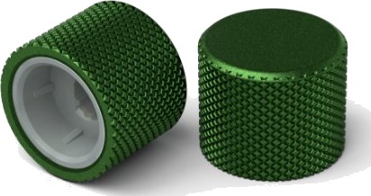 Glorious Rotary Knob Tastaturdeksel Grønn ACC-P75-RK-FG