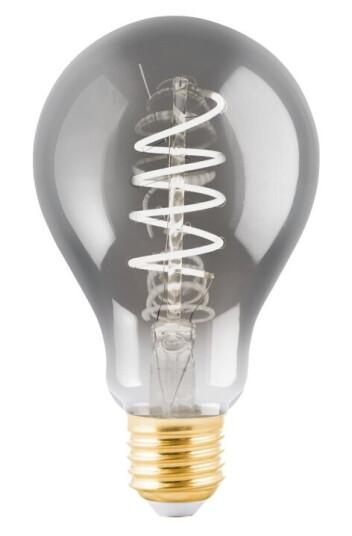Eglo Led-Filamentlyspære Form: A75 E27 4 W Ekvivalent 11 Varmt Hvitt Lys 2000 K Svart Gjennomsiktig Eglo Led-Filamentlyspære Form: A75 E27 4 W Ekvivalent 11 Varmt Hvitt Lys 2000 K Svart Gjennomsiktig