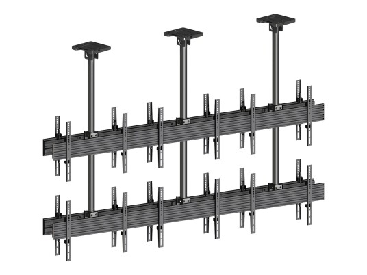 Multibrackets M Pro MBC3X2U2 monteringssett - for 12 LCD-skjermer - svart