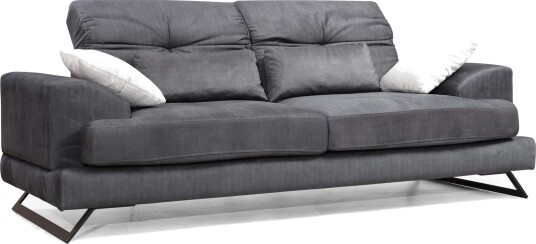Raedeke 3 Seter Sofa Svart