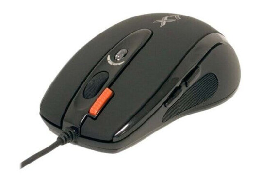 A4Tech XGAME Opto Oscar X710 Gaming Mus med 2000 DPI og 7 Knapper - Svart
