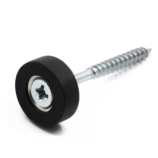 SuperMagneter Gummibelagt Skivemagnet Med Forsenket Hull Ø 19.5 Mm