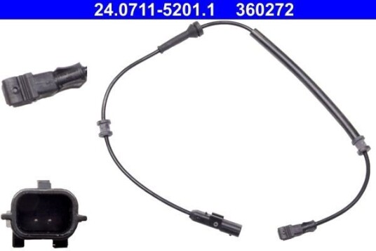 Sensor, ABS ATE 24.0711-5201.1