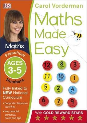 Maths Made Easy: Numbers, Ages 35 (Preschool) Supports the National Curriculum, Maths Exercise Book