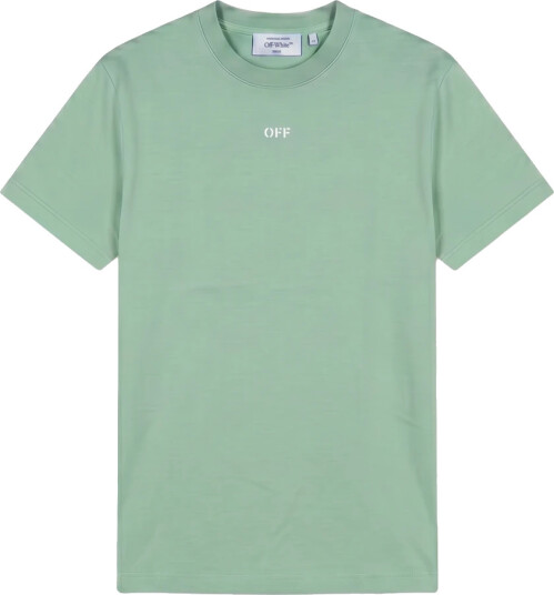 Off White Herre Topper Grønn XS,