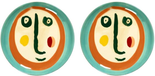 Serax Ottolenghi Feast tallerken S Ø19 cm 2 pakning Face nr 2