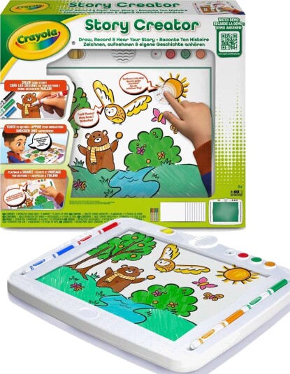 Crayola Story Creator Interaktiv Historie- Og Tegneplate