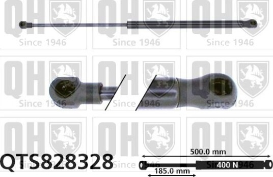 QUINTON HAZELL QTS828328 Baklukedemper