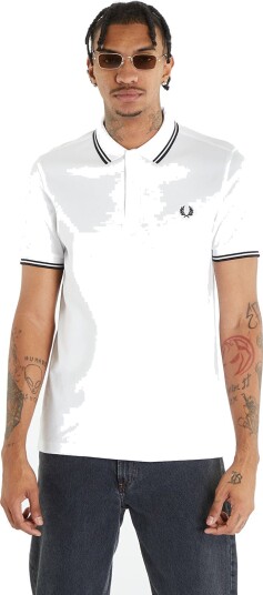 Fred Perry Twin Tipped Fp Shirt - White - XXL
