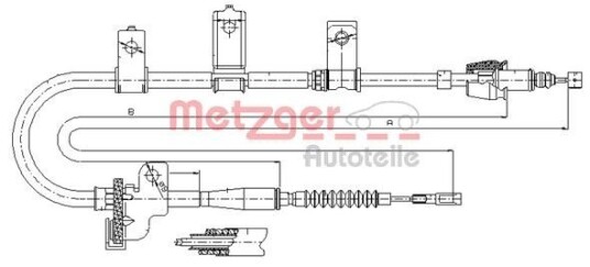 Bremsewire METZGER 17.6020