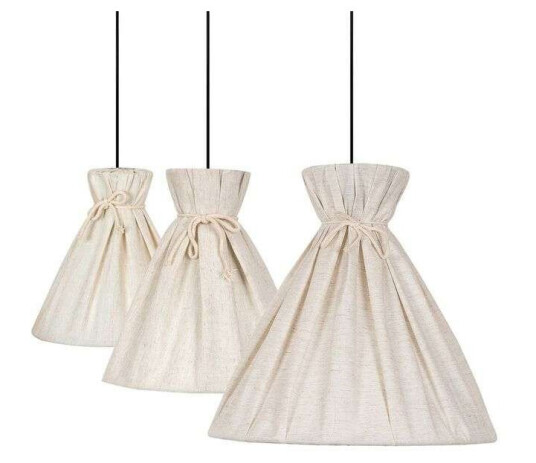 Envostar Lola 3 Pendel Ecru/Beige/Black