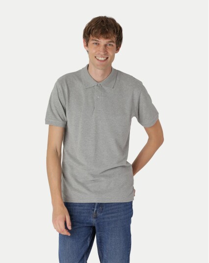 Neutral Organic Mens Classic Polo Grå