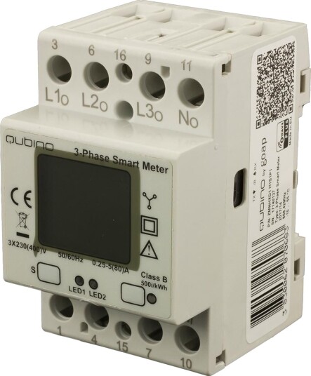 Futurehome Qubino Smart Meter 3-Fas 65A Z-Wave Futurehome Qubino Smart Meter 3-Fas 65A Z-Wave