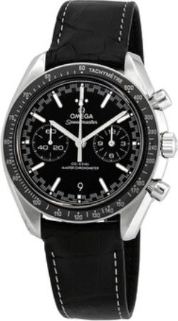 Omega Herreklokke 329.33.44.51.01.001 Speedmaster Racing Sort/Lær