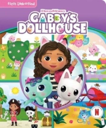 Dreamworks Gabby'S Dollhouse: First Look And Find Av Pi Kids