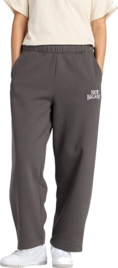 New Balance Linear Heritage Fleece Barrel Pant   Grey   L