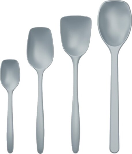 Rosti NEW Classic kitchen spoons Set of 4 Dusty Blue