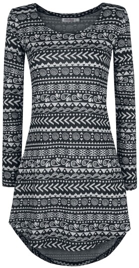 Innocent Kort kjole Winter Dress S til 4XL Damer grå-svart