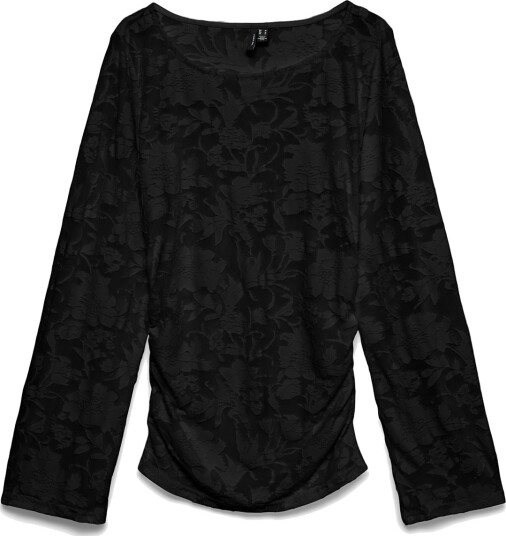 Vero Moda Vmlayla Ls Gathering Top Jrs Noos Black M