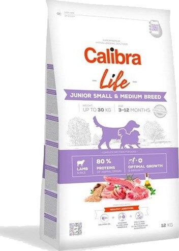Calibra Dog Life Junior Small&Medium Breed Lamb 12Kg
