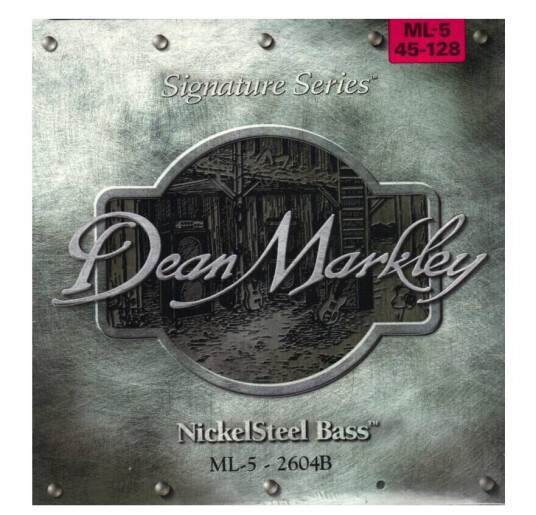 Dean Markley 2604b Bass Nickel Steel Ml (045-128) Dean Markley 2604b Bass Nickel Steel Ml (045-128)